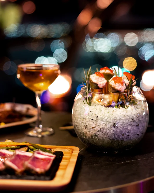 ✨ Enchanting cocktails &  elegant bitesA spellbinding duo for nights that linger in memory. 🌙🌟👇 Book your experience through the link in bio.#bngrup #cocktails #rooftop #barcelona